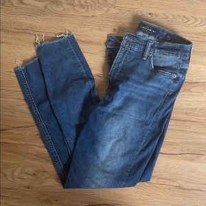 Lucky Brand HighRise Raw Hem Bridgette Skinny Jean